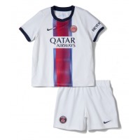 Stroje piłkarskie Paris Saint-Germain Koszulka Wyjazdowej dla dzieci 2026-27 Krótki Rękaw (+ szorty)